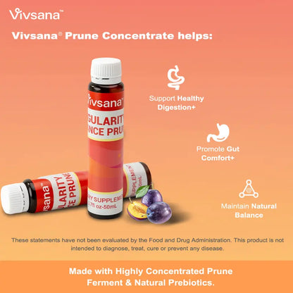 Regularity Balance Prune - 4-in-1 Gut Reset with Plant Ferment & Prebiotics for Gentle Cleansing & Digestion Support