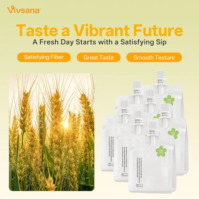 Oat Matrix Wellness Drink - Chlorella Pyrenoidosa Peptides + Oat Bran Extract, 665mL Dietary Supplement for Metabolic Health