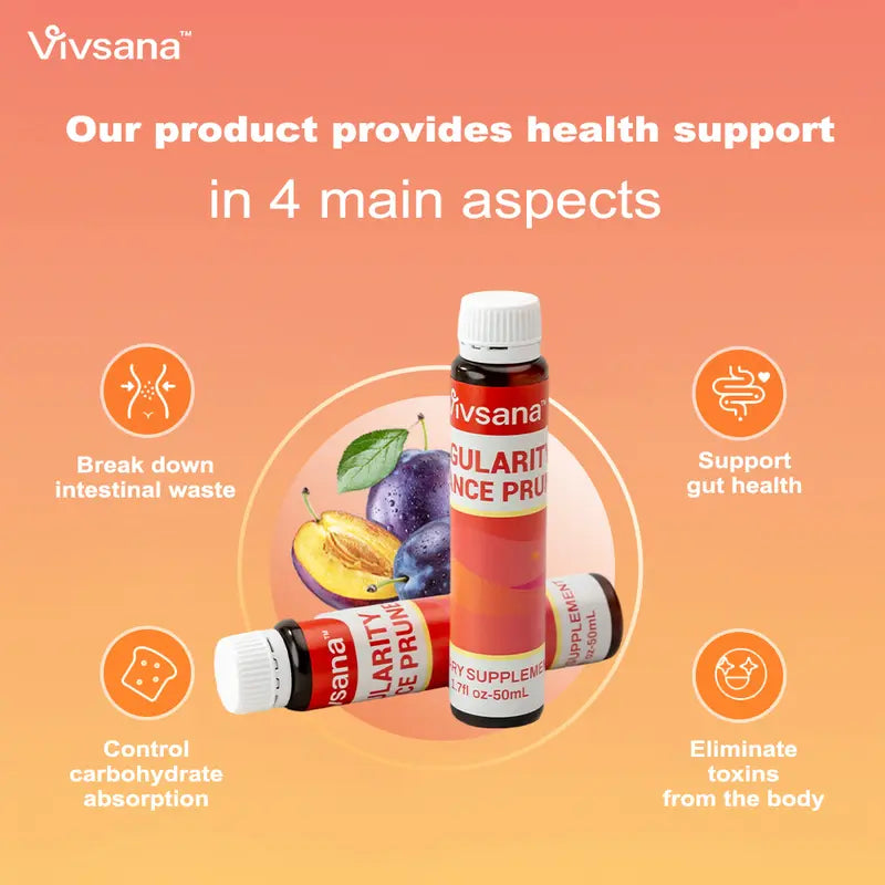 Regularity Balance Prune - 4-in-1 Gut Reset with Plant Ferment & Prebiotics for Gentle Cleansing & Digestion Support